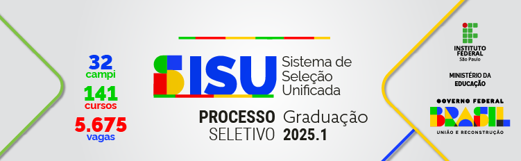 Sisu 2025: IFSP oferta 5.675 vagas para 141 cursos de graduação gratuitos